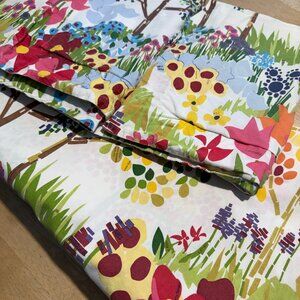 Pottery Barn Woodland Organic Paint by Number Duvet Full/Queen 2 Shams